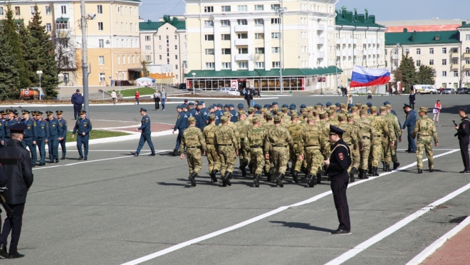 old 109698 В Мордовии военнослужащие готовятся к параду Победы