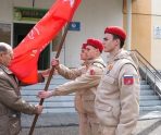 old 109995 В Саранске в школьный музей передали копию Знамени Победы
