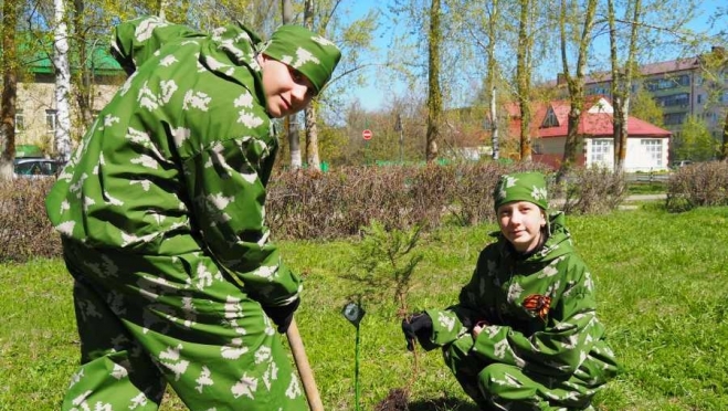old 110043 В Рузаевке высадили «Сад памяти»