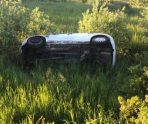 old 111893 В Рузаевском районе иномарка под управлением 33-летней женщины вылетела в кювет и перевернулась