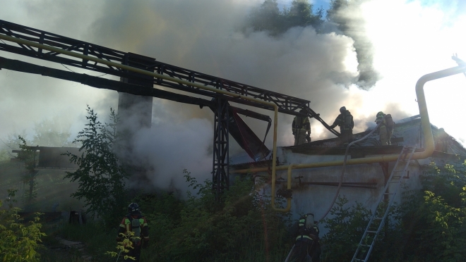 old 112139 Рано утром пожар произошел на Саранском механическом заводе