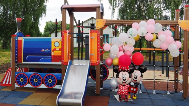 old 112440 В Рузаевском районе открыли новую детскую площадку