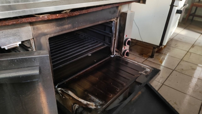 old 112575 Кухонная плита загорелась в детском саду Саранска