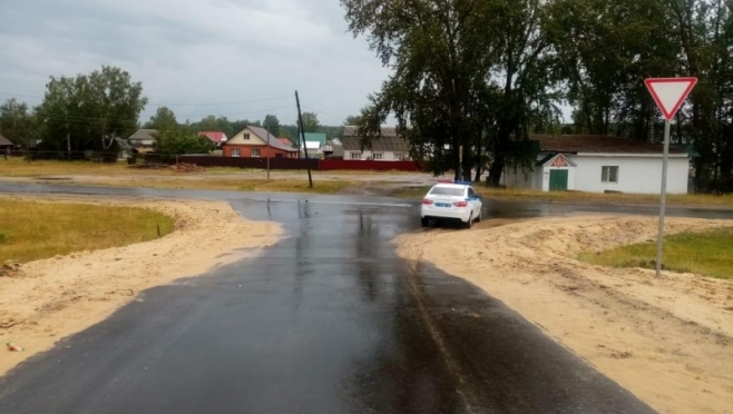 old 112641 В Ковылкинском районе иномарка вылетела в кювет – пострадала пассажирка