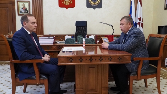 old 112757 Глава РМ встретился с главой Ковылкинского района