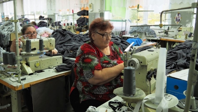 old 115641 В Рузаевке швейная фабрика обеспечена заказами до конца года