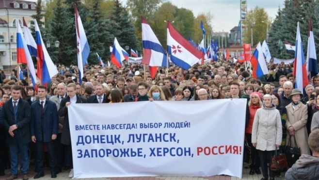 old 115722 В Саранске прошел митинг в поддержку новых территорий