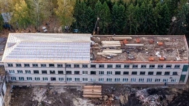 old 116191 Продолжается ремонт школы в селе Троицк Ковылкинского района