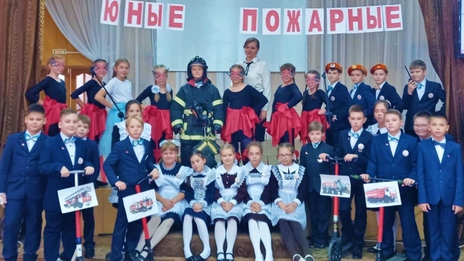 old 116635 В Рузаевке прошло посвящение в юные пожарные