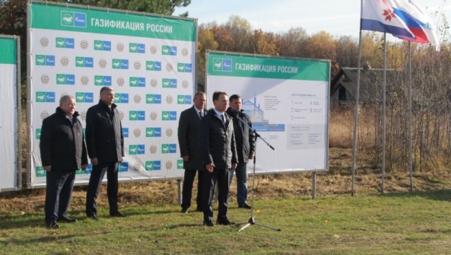 old 116794 В поселке Зубово-Полянский лесоучасток газифицировали первое домовладение