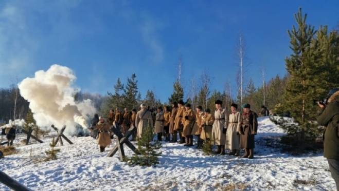 old 118327 Сотрудники СК Мордовии приняли участие в военно-исторической реконструкции