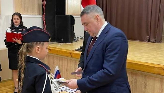 old 118589 В школе №11 Саранска состоялось посвящение в кадеты