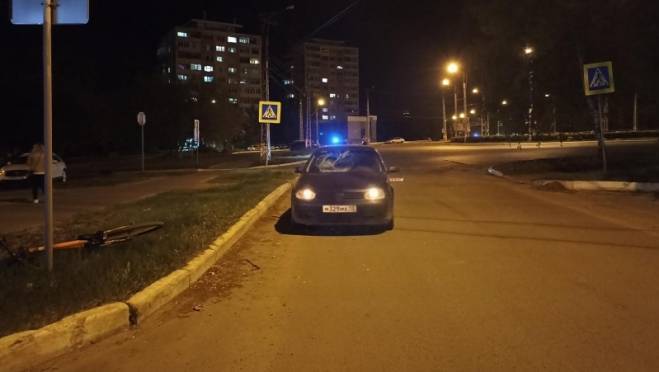 old 124075 В Саранске велосипедист оказался под колесами иномарки