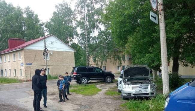 old 124764 В Саранске две иномарки не поделили дорогу