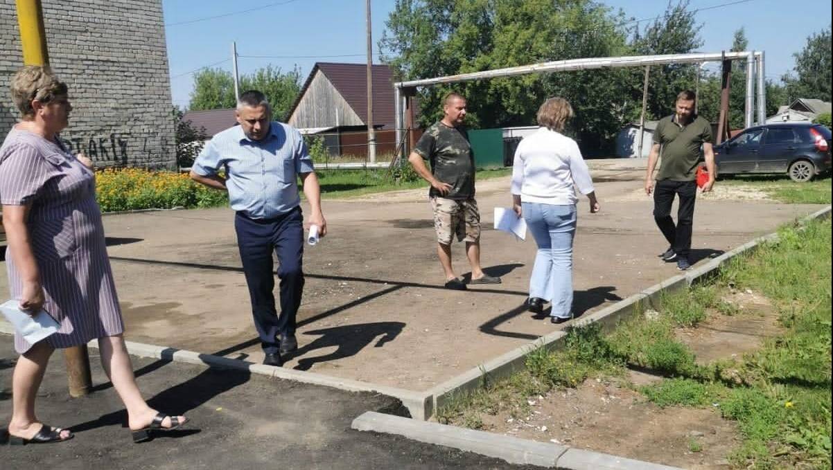old 133746 В Кадошкинском районе благоустраивают дворы