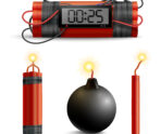 32744573 2204.q803.014.p.m012.c20.dynamite bomb realistic set Студент из Петербурга, заявивший о бомбе в торговом центре, может сесть на 8 лет