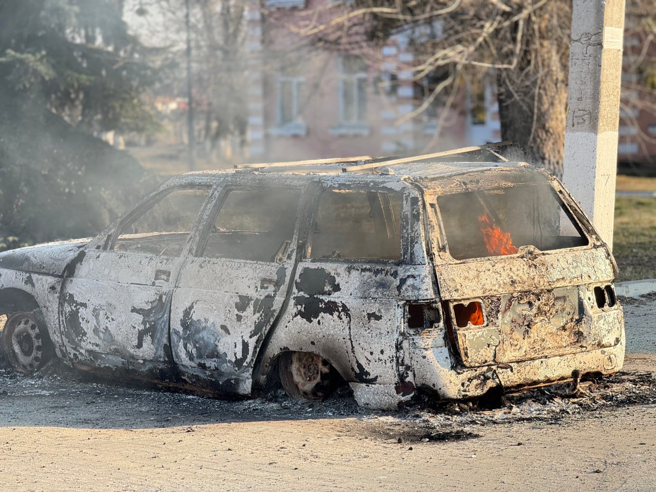 belgorod ataka sgorela mashina Озвучены детали жесткого обстрела Белгородской области: есть пострадавшие  