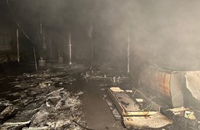 foto sgorel krokus 2 Арестович проболтался об ответственности Украины за теракт в "Крокус Сити Холле"