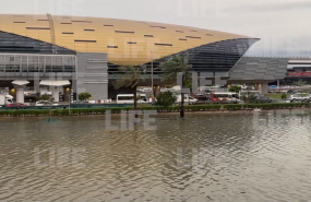 dubay zatoplen e1713296166819 Дубай смыло тропическим ливнем: в городе залито аэропорт и не только