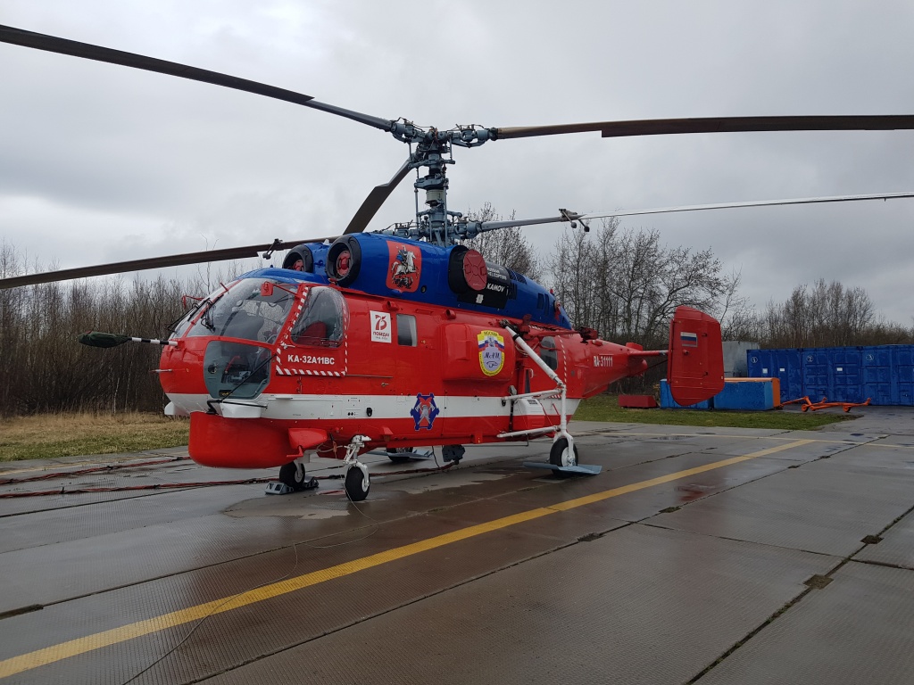 ka 32 В СК РФ сообщили о загадочном поджоге спасательного вертолета Ка-32