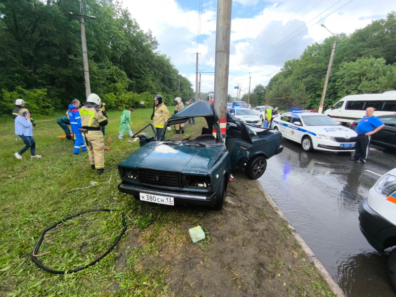 proletarskiy 07.06.24 800x600 1 В Саранске «ВАЗ» влетел в столб – водитель погиб