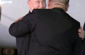 putin i kim2 e1718739789736 Опубликовано видео трогательной встречи Путина Ким Чен Ыном в Пхеньяне