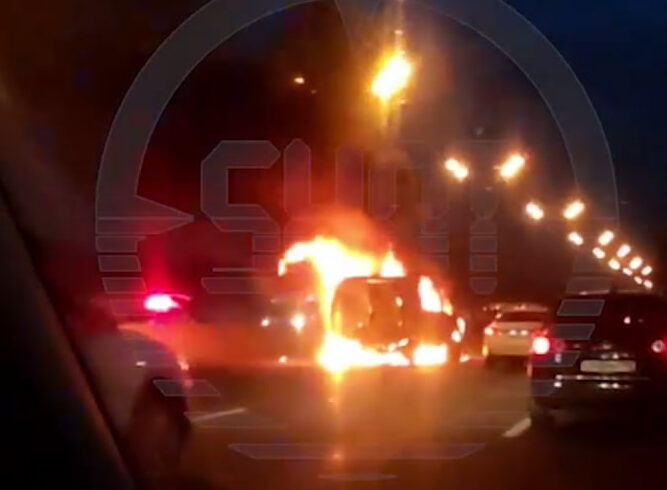 avtopozhar e1720127122199 «Двое сгорели заживо»: стали известны последствия жуткого пожара в «ГАЗели» под Москвой