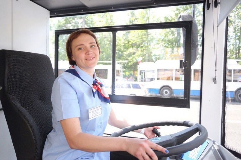 n7c9ir9kggs Жительница Мордовии участвует во Всероссийском конкурсе водителей троллейбусов