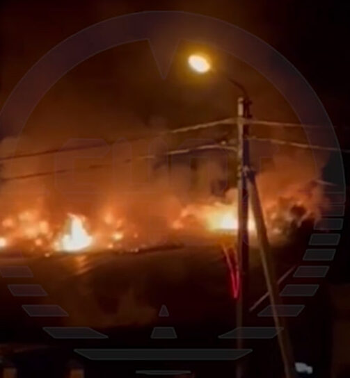 pozhar na zavode pod kurskom e1721083435105 В сети появилось видео последствий ночной атаки БПЛА на Воронежскую область