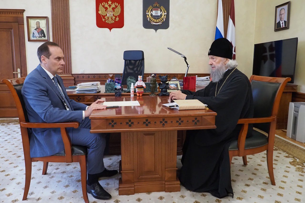 photo 2024 08 09 18 00 02 Глава Мордовии поблагодарил митрополита Саранского и Мордовского Зиновия за помощь жителям Курской области