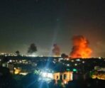 raketnyy udar po beyrutu5 1 Ливанская «Хезболла» сообщила о мощном ракетном ударе по Израилю, ответив за Насралла  