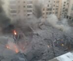 raketnyy udar po beyrutu6 В сети появилось множество кровавых видео ночных атак Израиля на ливанский Бейрут и его пригороды