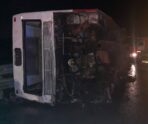 strashnaya avariya e1725231904351 «Проклятое место»: На участке жуткой аварии в Подмосковье автобус Анапа – Москва протаранил 12 машин