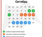 buri v oktyabre В сети появился график магнитных бурь на октябрь: страшнее всего будет с 10 по 13 октября