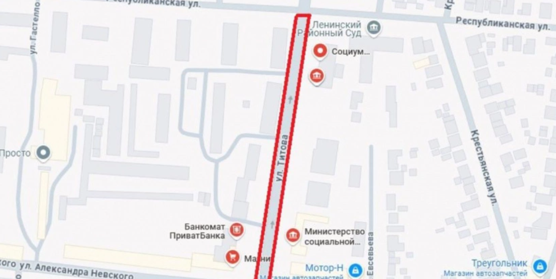 screenshot 70 В Саранске улица Титова стала двусторонней
