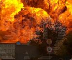 vzryv na zapravke v chechne foto2 e1728750557141 ВКС РФ нанесли комбинированный удар по объектам в 11 регионах Украины