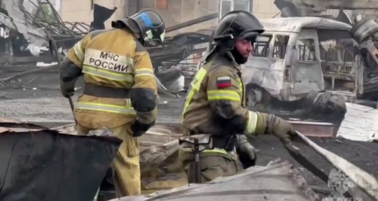 vzryv v chechne mchs2 e1728749533152 В сети появились серия видео взрыва и пожара на заправке в Чечне: погибли двое детей и двое взрослых