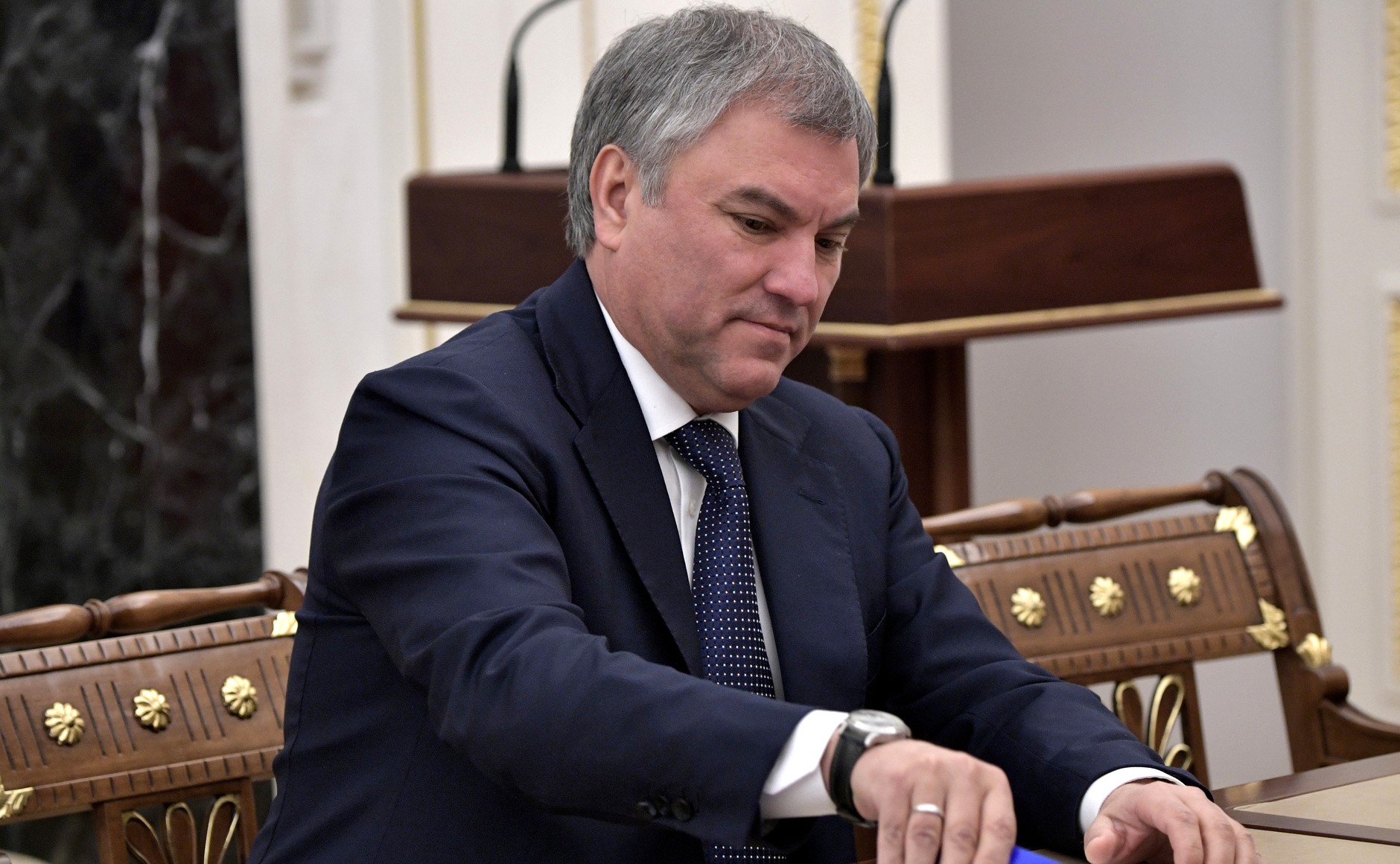 volodin В Госдуме заверили, что законопроект "о периоде охлаждения" скоро примут