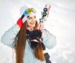 skier mountain slope posing against background snow capped mountains Сегодня в Саранске пройдет день здоровья