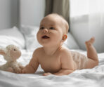 baby with stuffed animal В Мордовии появятся новые меры поддержки молодых семей