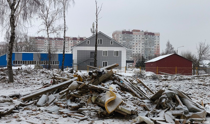 gozh В Саранске наконец-то снесли заброшенное здание