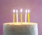 homemade sweet cake anniversary with lighten candles В Мордовии 95-летие отметила ветеран труда Зинаида Голованова