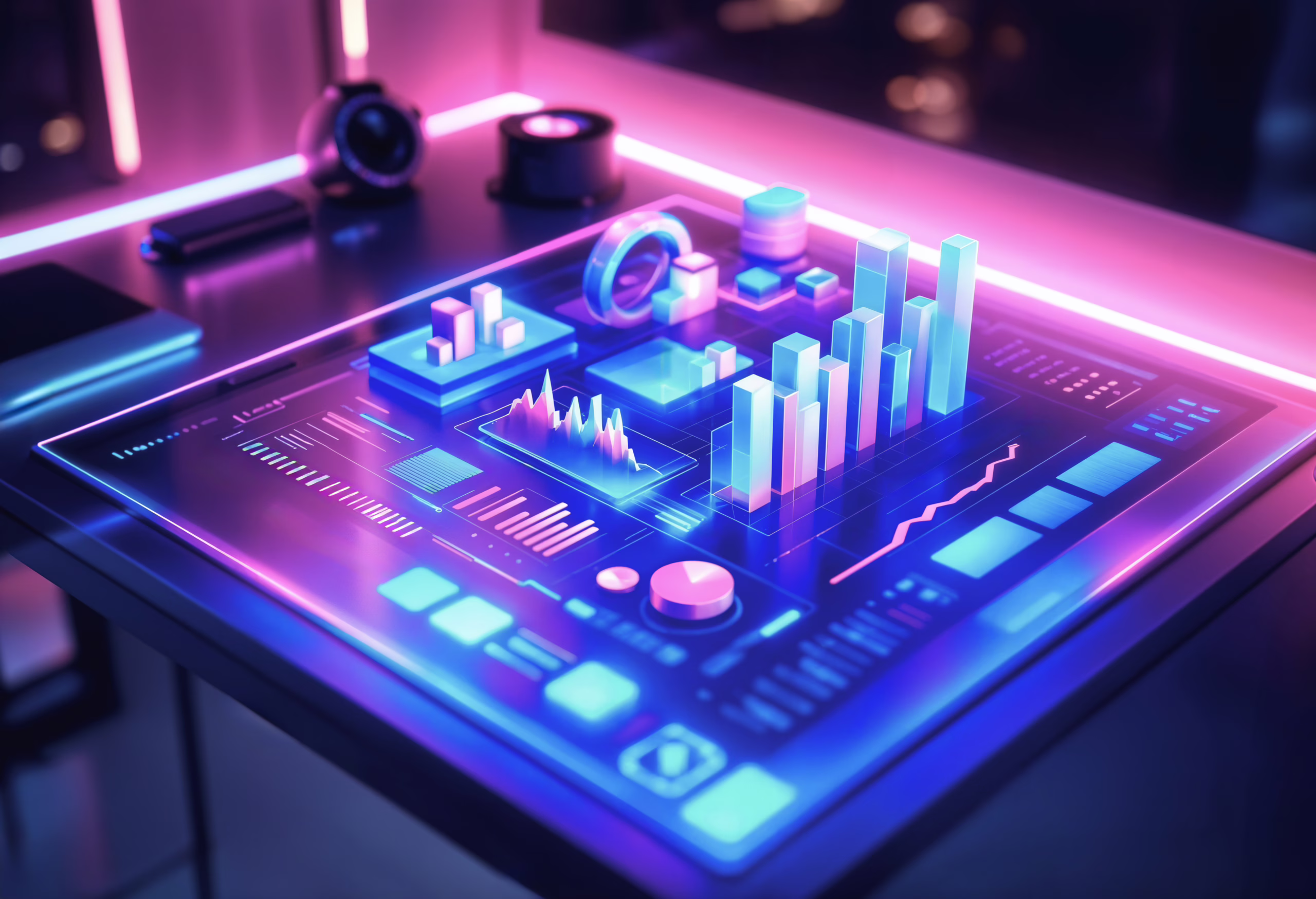 3d rendering futuristiceskih tehnologii scaled jpg Как цифровые платформы помогают автоматизировать ваш бизнес