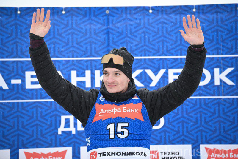 Мордовский спортсмен победил в масс-старте Кубка России по биатлону