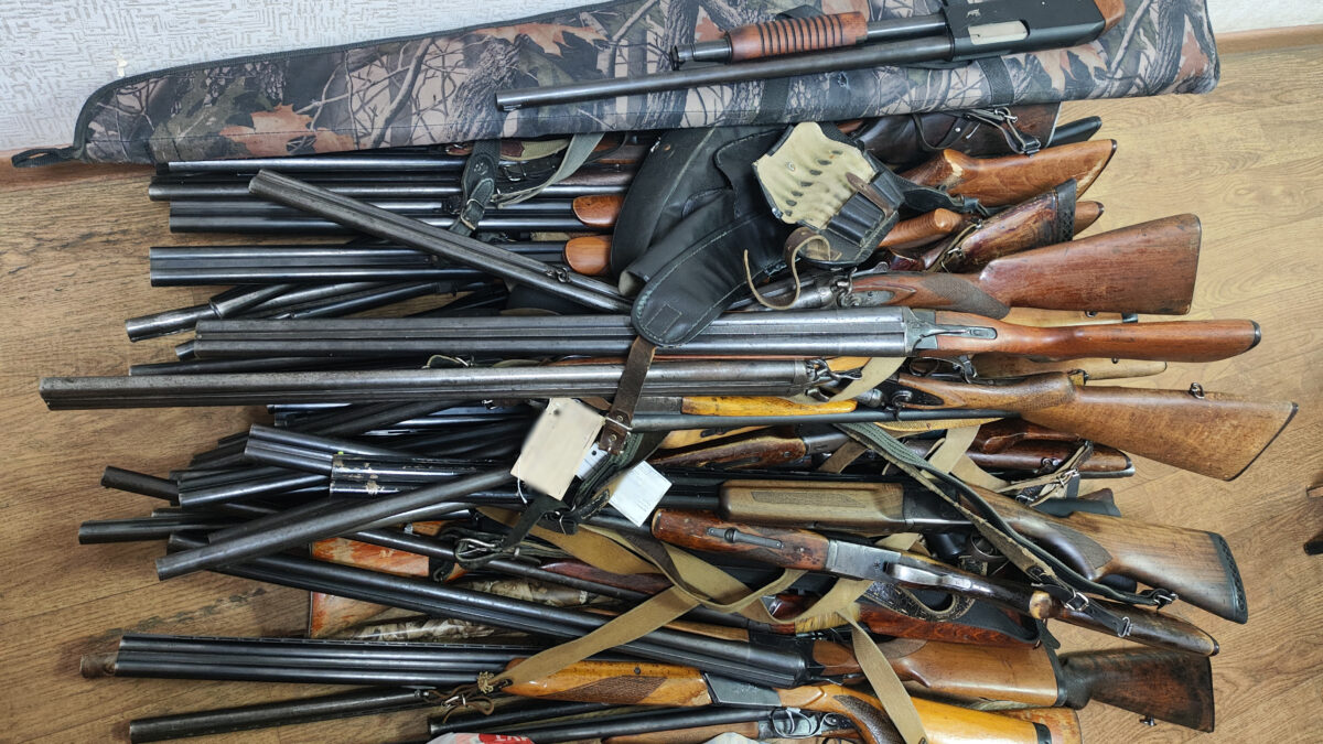 Более 40 единиц оружия изъяты за месяц сотрудниками Росгвардии Мордовии