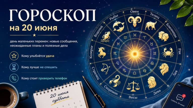 Гороскоп на субботу 20 июня для всех знаков зодиака: кому улыбнётся удача, кому лучше не спешить