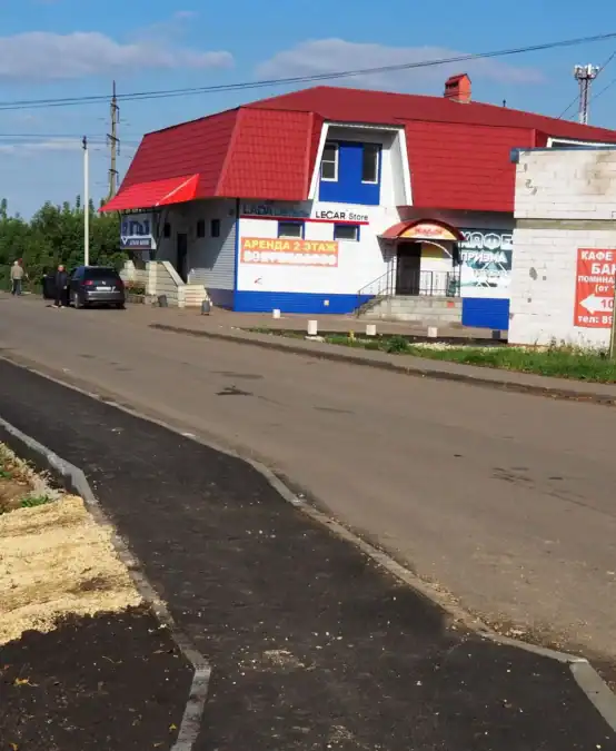 В Рузаевском районе построили долгожданный тротуар к школе и магазинам